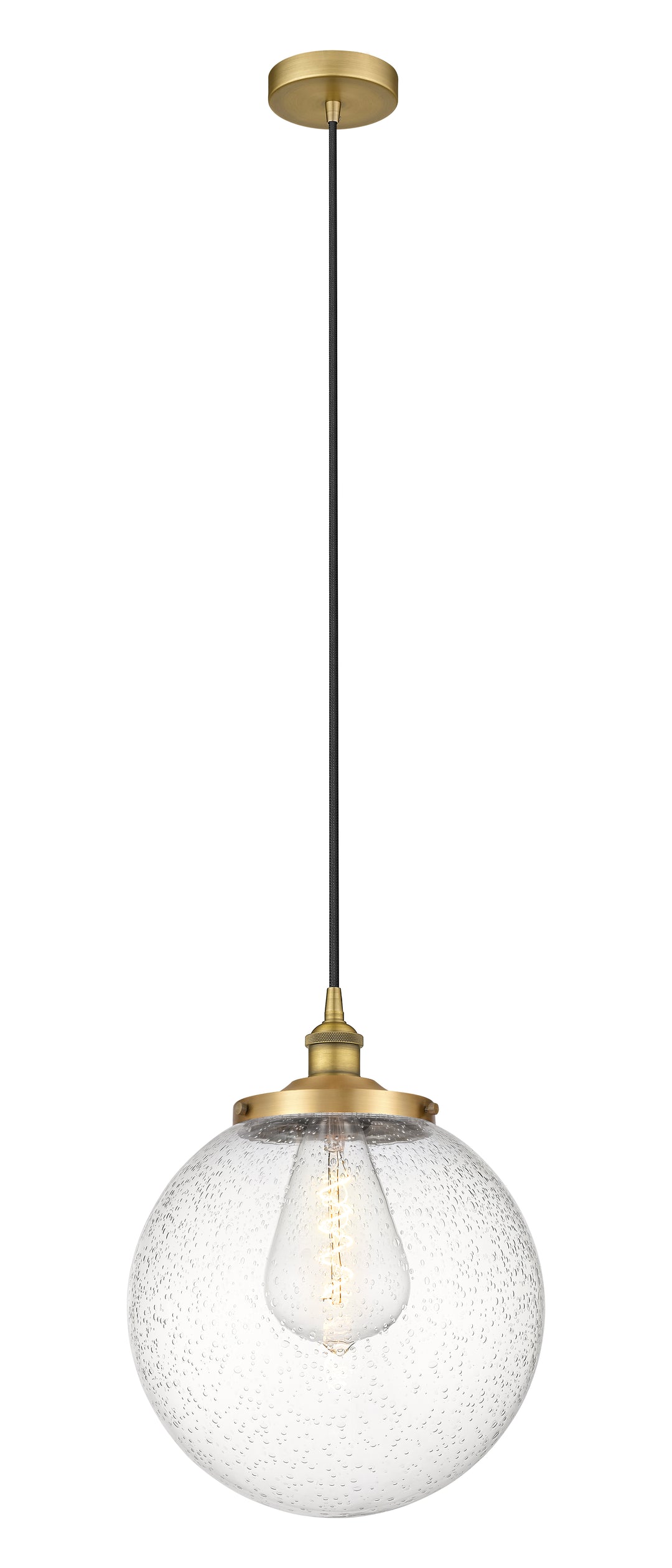 Innovations Downtown Urban 616-1PH-BB-G204-14 Pendant Light - Brushed Brass