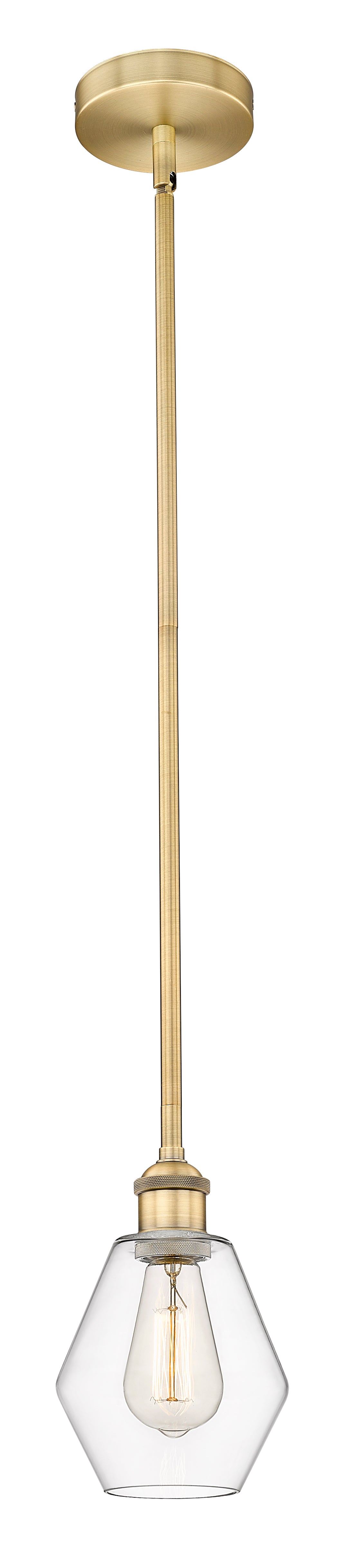 Innovations Edison 616-1S-BB-G652-6 Pendant Light - Brushed Brass