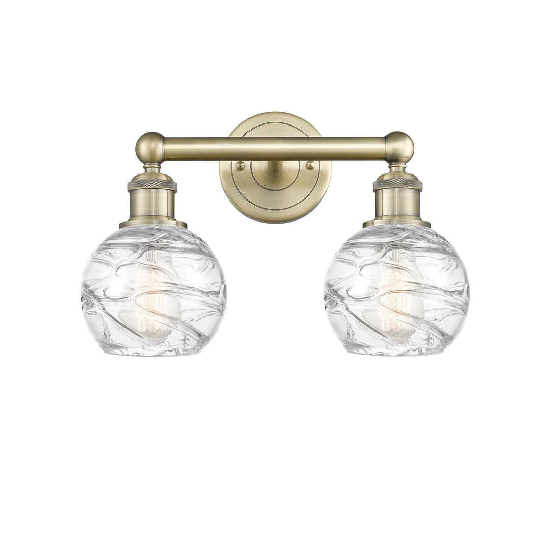 Innovations Edison 616-2W-AB-G1213-6 Bath Vanity Light 15 in. wide - Antique Brass