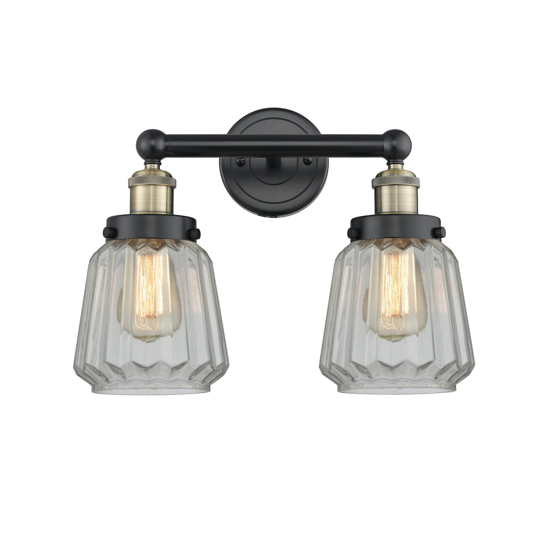 Innovations Edison 616-2W-BAB-G142 Bath Vanity Light 16 in. wide - Black Antique Brass