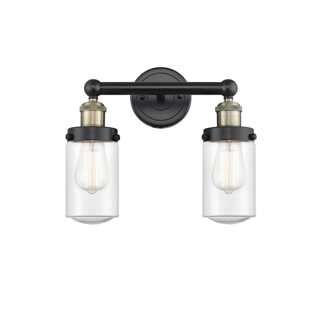 Innovations Edison 616-2W-BAB-G314 Bath Vanity Light 16 in. wide - Black Antique Brass