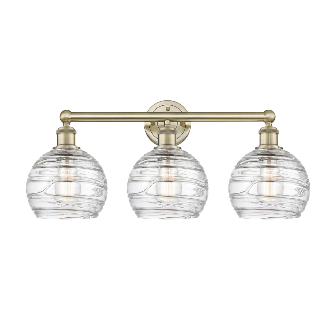 Innovations Downtown Urban 616-3W-AB-G1213-8 Bath Vanity Light 26 in. wide - Antique Brass