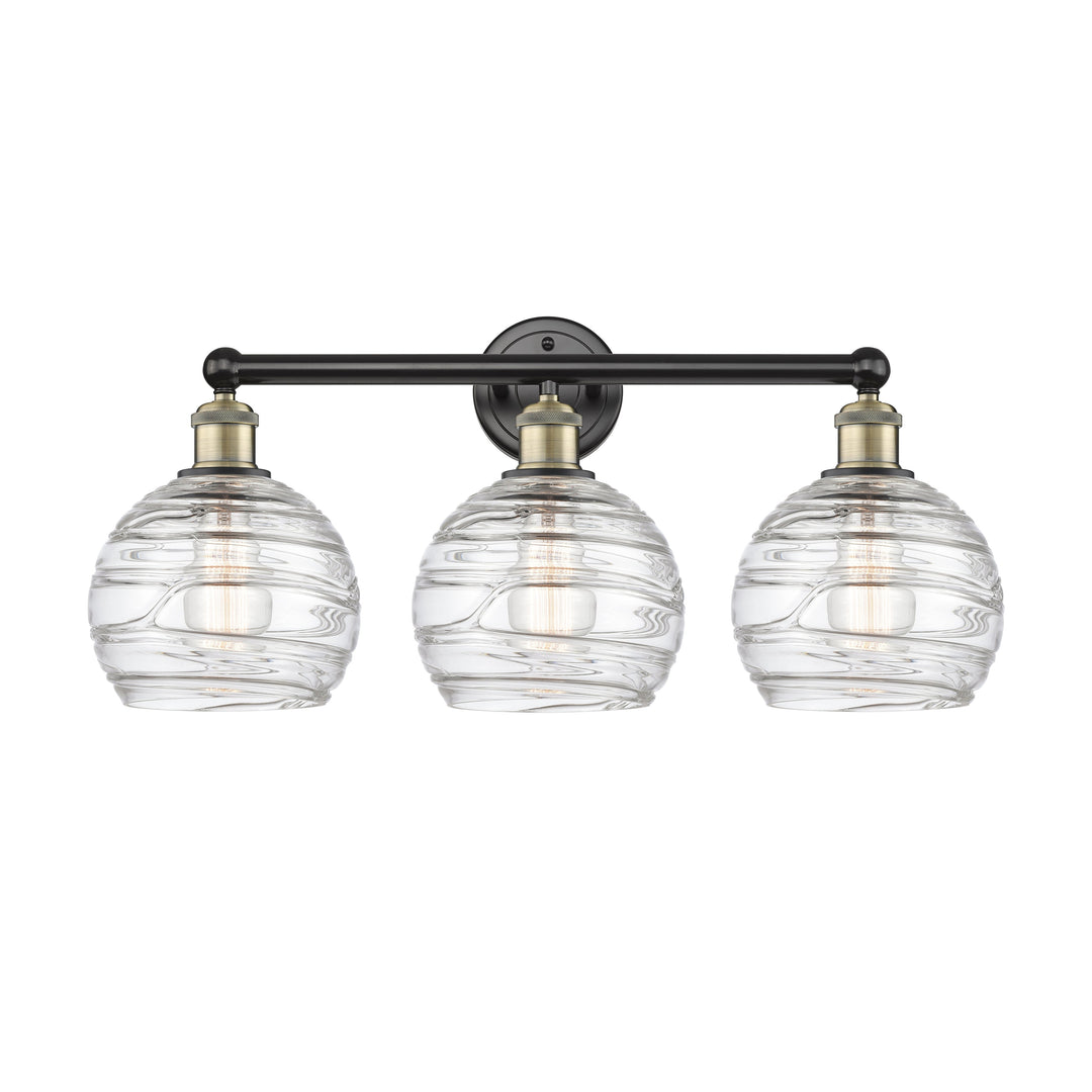 Innovations Downtown Urban 616-3W-BAB-G1213-8 Bath Vanity Light 26 in. wide - Black Antique Brass