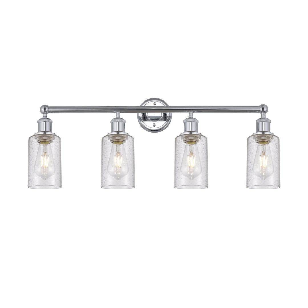 Innovations Edison 616-4W-PC-G804 Bath Vanity Light 31 in. wide - Polished Chrome