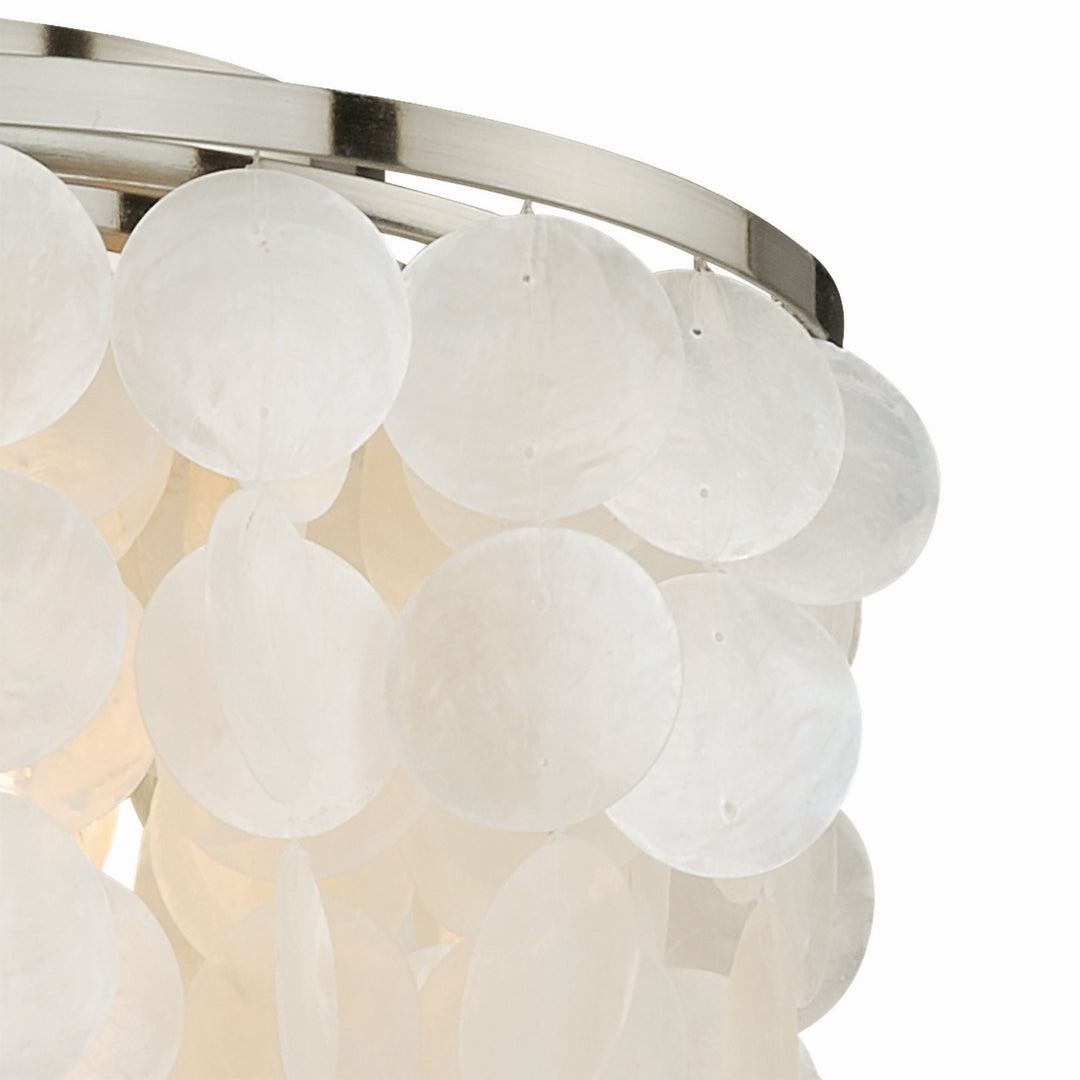 Vaxcel Elsa C0079 Ceiling Light - Satin Nickel