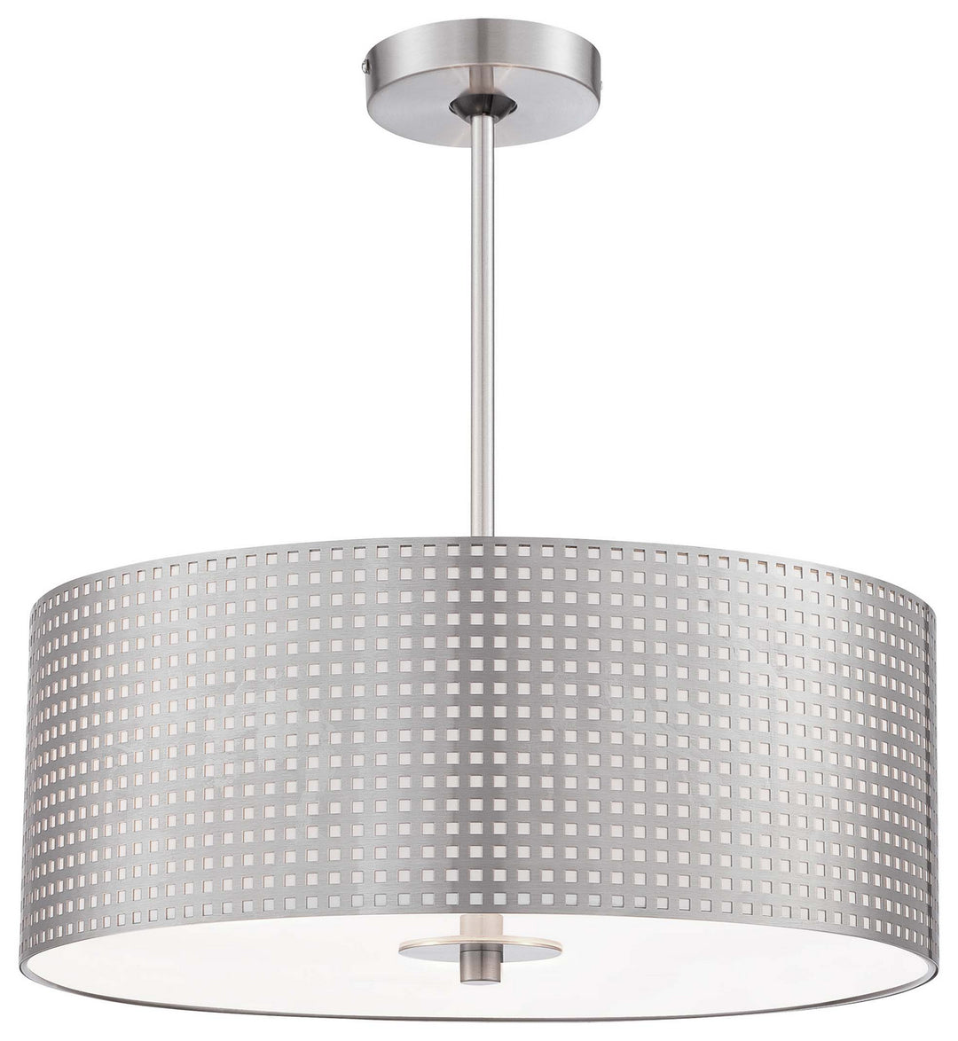 George Kovacs Grid P5743-084 Pendant Light - Brushed Nickel
