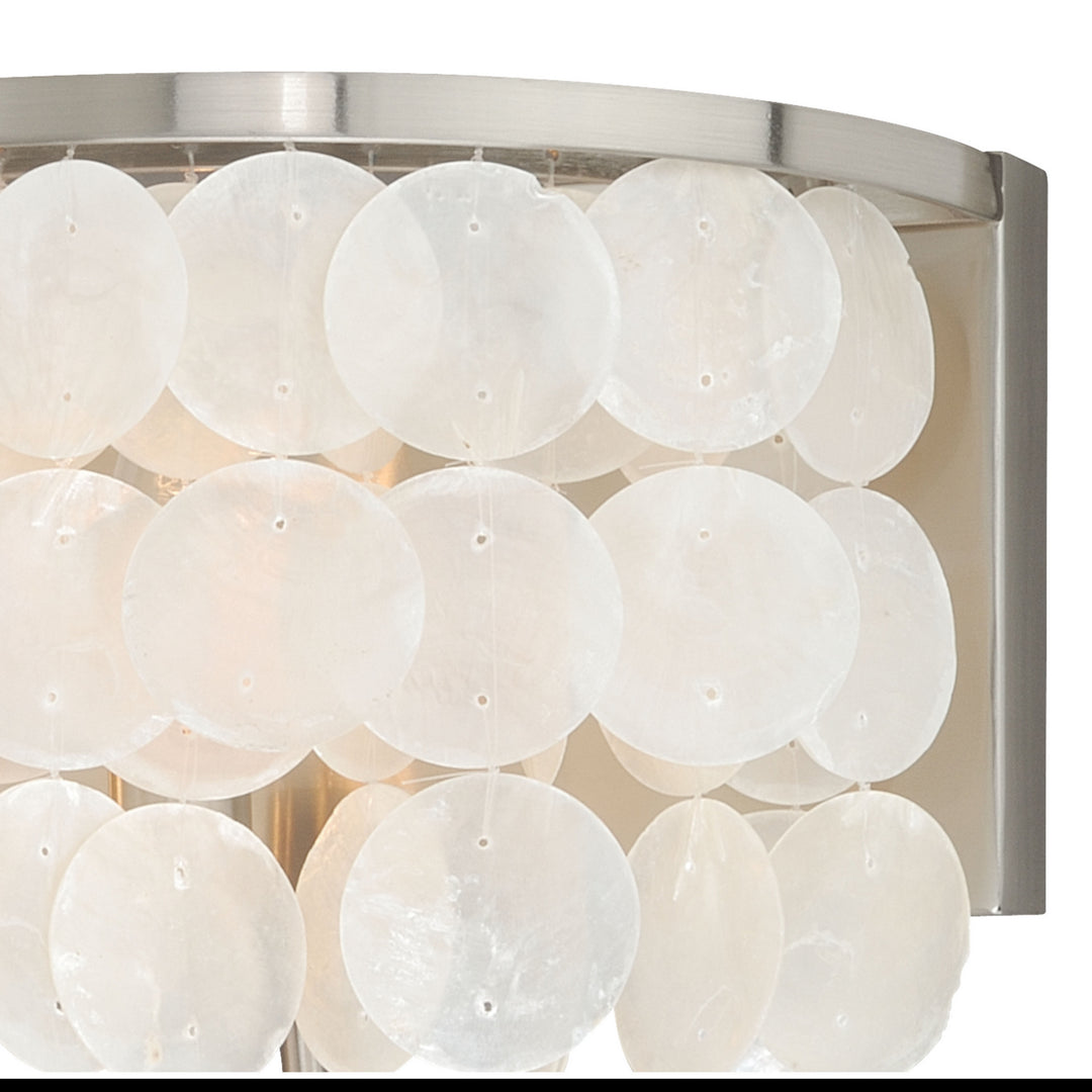 Vaxcel Elsa W0152 Bath Vanity Light 21 in. wide - Satin Nickel