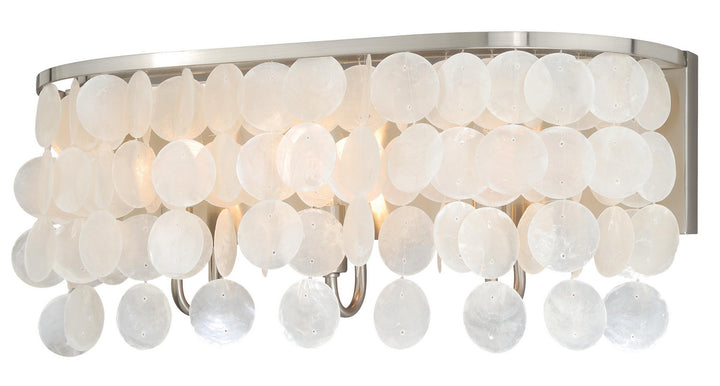Vaxcel Elsa W0152 Bath Vanity Light 21 in. wide - Satin Nickel