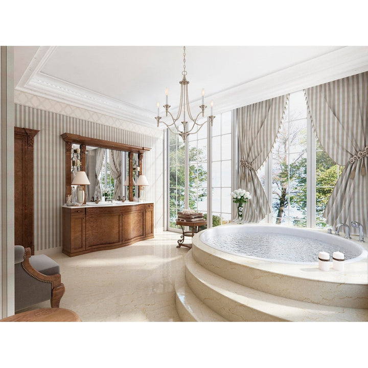 Savoy House Herndon 1-1008-5-SN Chandelier Light - Satin Nickel