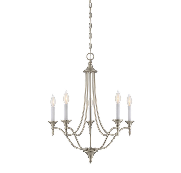 Savoy House Herndon 1-1008-5-SN Chandelier Light - Satin Nickel