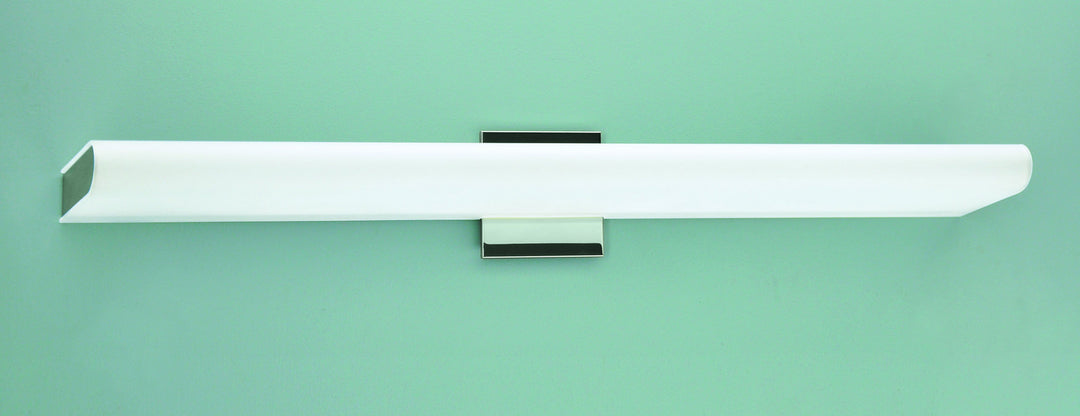 WPT Design Buenos Aires DUKE-L-PS Bath Vanity Light 32 in. wide - Polished Stainless Steel