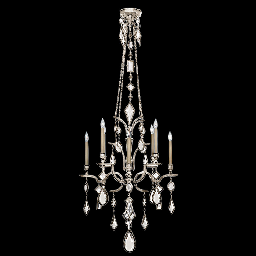 Fine Art Encased Gems 725440-3ST Chandelier Light - Silver
