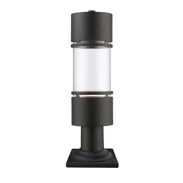 Z-Lite Lighting 553PHB-533PM-BK-LED Modern Luminata Outdoor Black