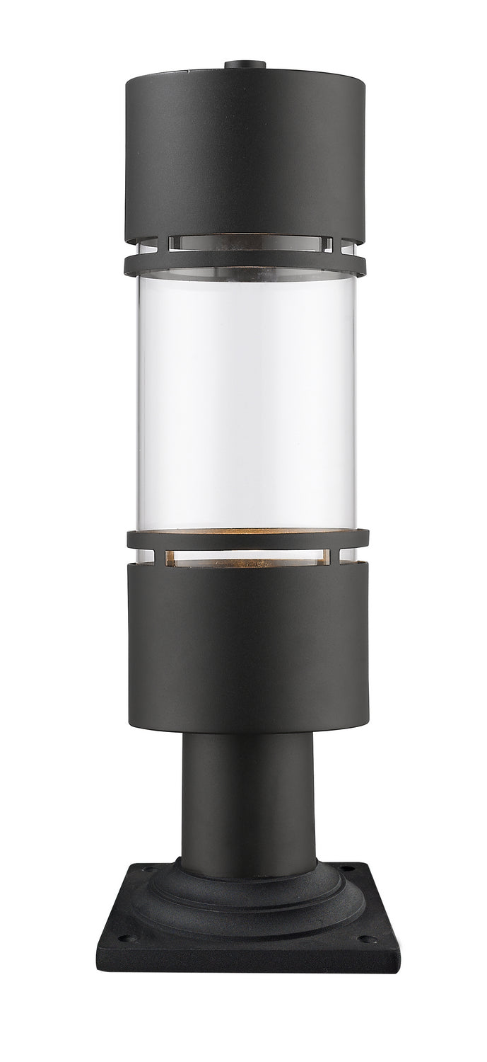 Z-Lite Lighting 553PHB-533PM-BK-LED Modern Luminata Outdoor Black
