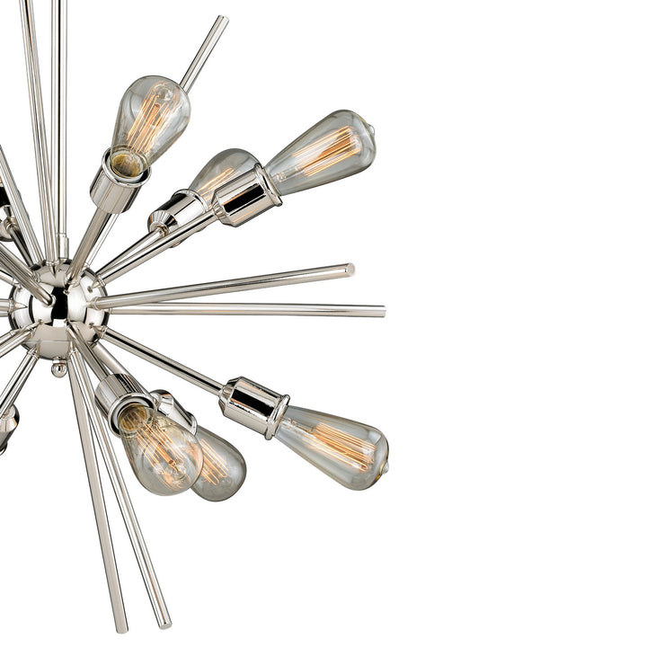 Vaxcel Estelle P0196 Pendant Light - Polished Nickel