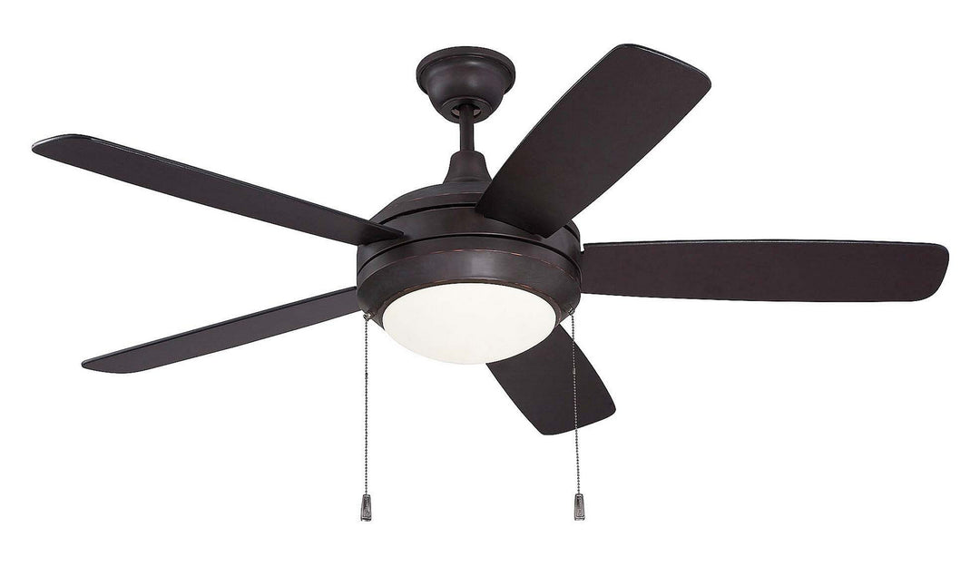 Craftmade Helios HE52OBG5-WG-LED Ceiling Fan 52 - Oiled Bronze Gilded, Walnut/Oiled Bronze/