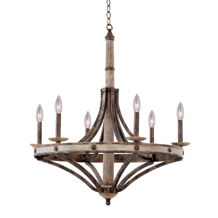 Kalco Coronado 7046FG Chandelier Light - Florence Gold