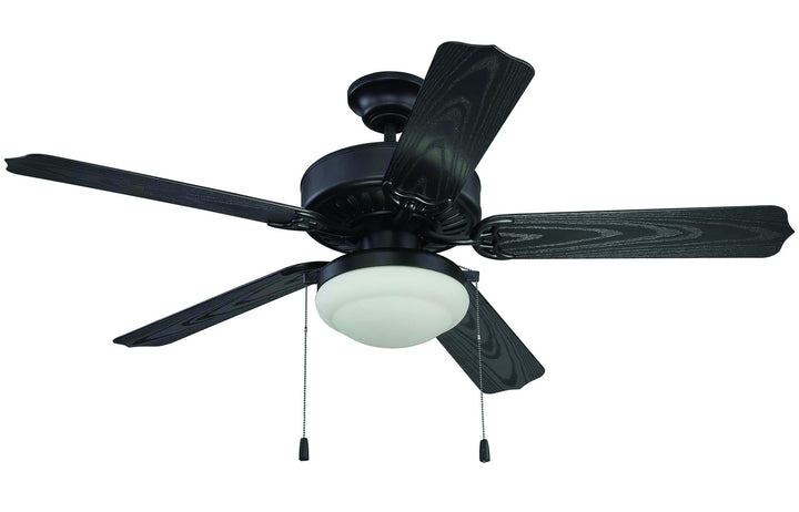Craftmade Lighting END52MBK5PC1  Enduro Plastic With Light Kit Fan Matte Black