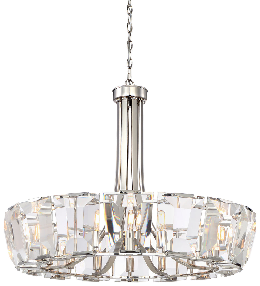 Metropolitan Castle Aurora N6986-613 Chandelier Light - Polished Nickel