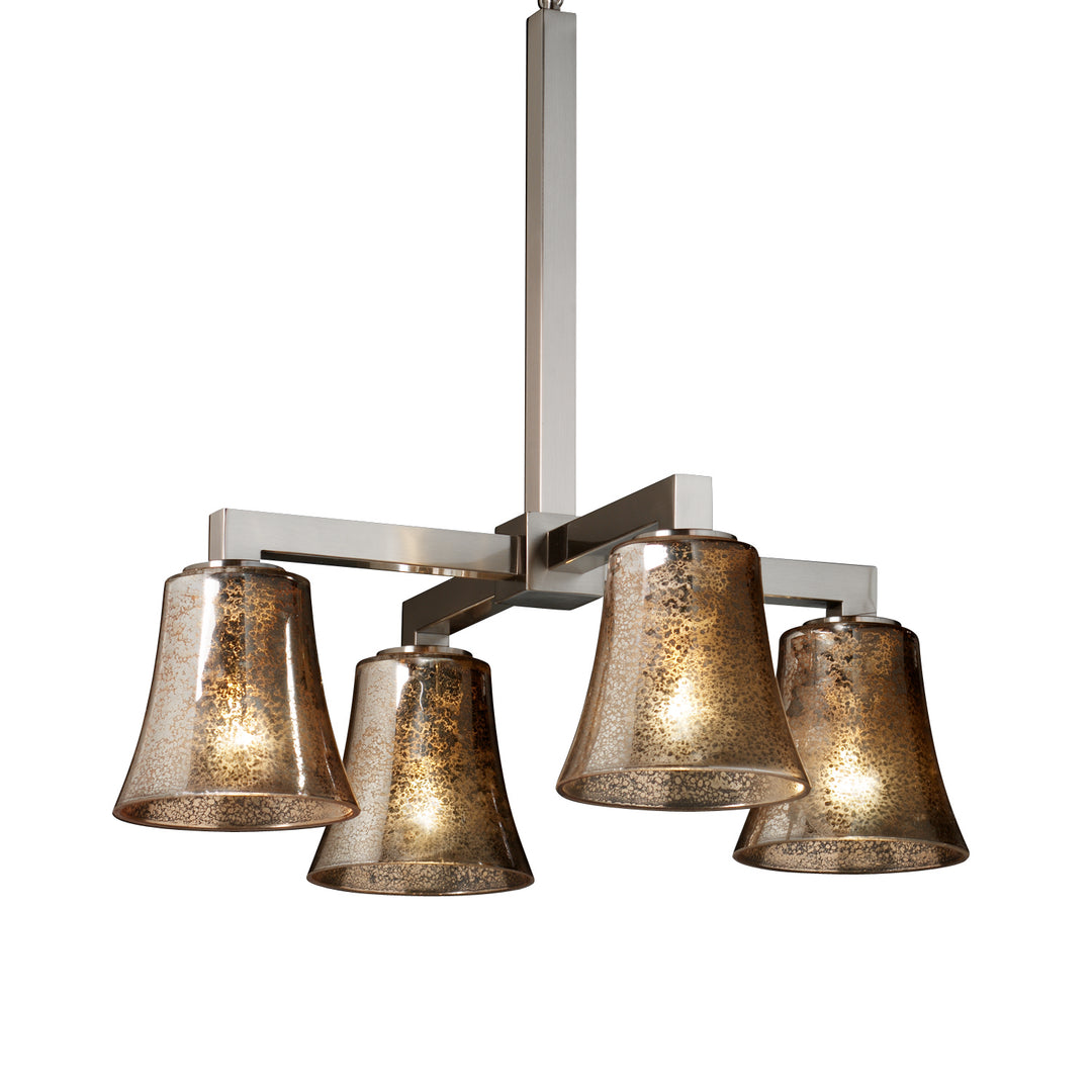 Justice Designs Fusion FSN-8920-20-MROR-NCKL Chandelier Light - Brushed Nickel
