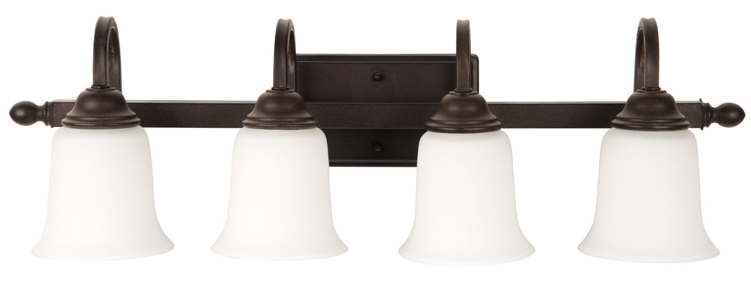 Craftmade Madison 15228AG4-WG Bath Vanity Light 9 in. wide - Aged Bronze Textured