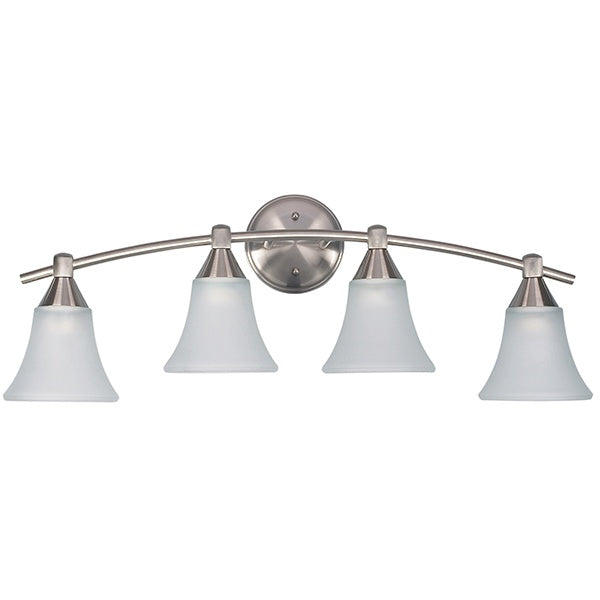 Canarm Grace IVL221A04BPT Bath Vanity Light 27 in. wide - Brushed Pewter