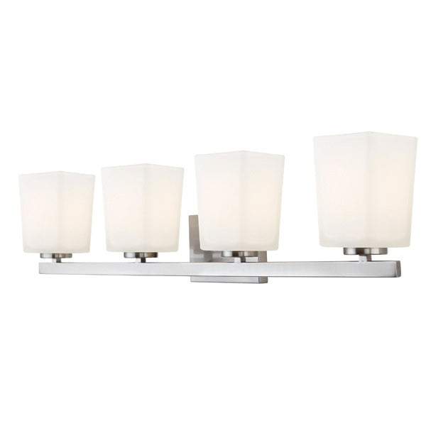 Canarm Hartley IVL472A04BN Bath Vanity Light 31 in. wide - Brushed Nickel