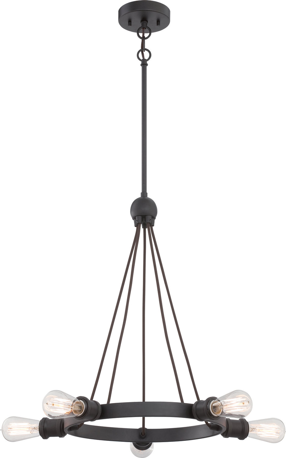 Nuvo Paxton 60-5725 Chandelier Light - Aged Bronze