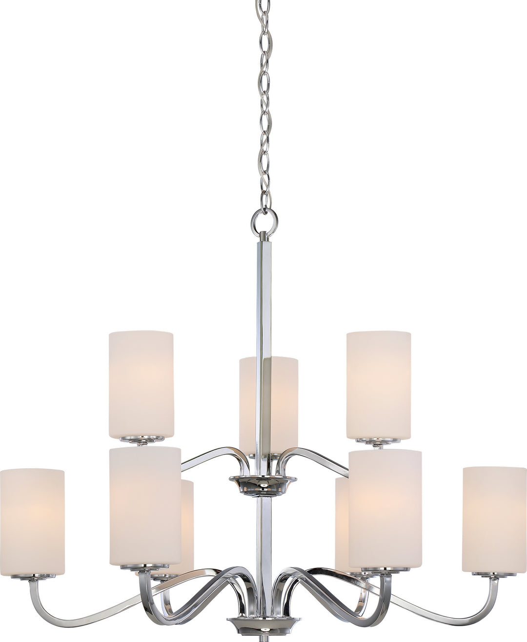 Nuvo Willow 60-5809 Chandelier Light - Polished Nickel