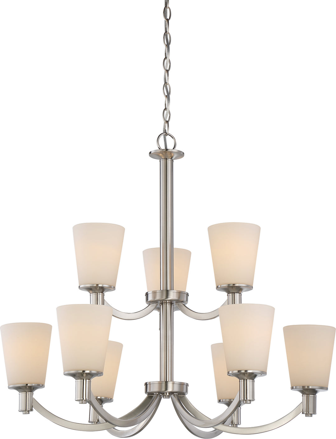 Nuvo Laguna 60-5829 Chandelier Light - Brushed Nickel