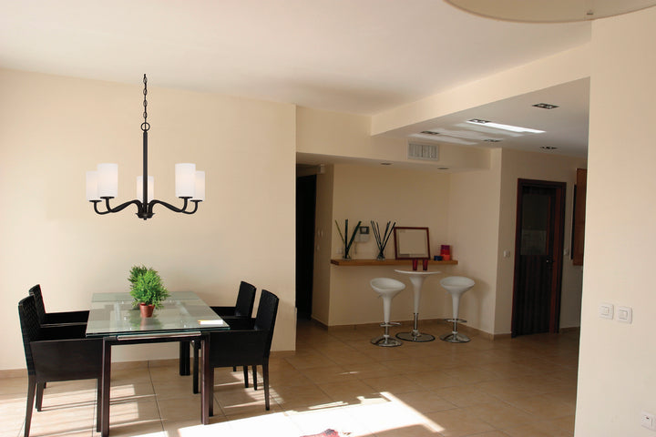 Nuvo Willow 60-5905 Chandelier Light - Forest Bronze