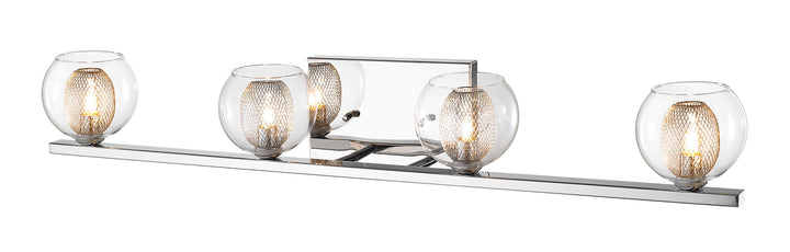 Z-Lite Auge 905-4V-LED Bath Vanity Light 33 in. wide - Chrome