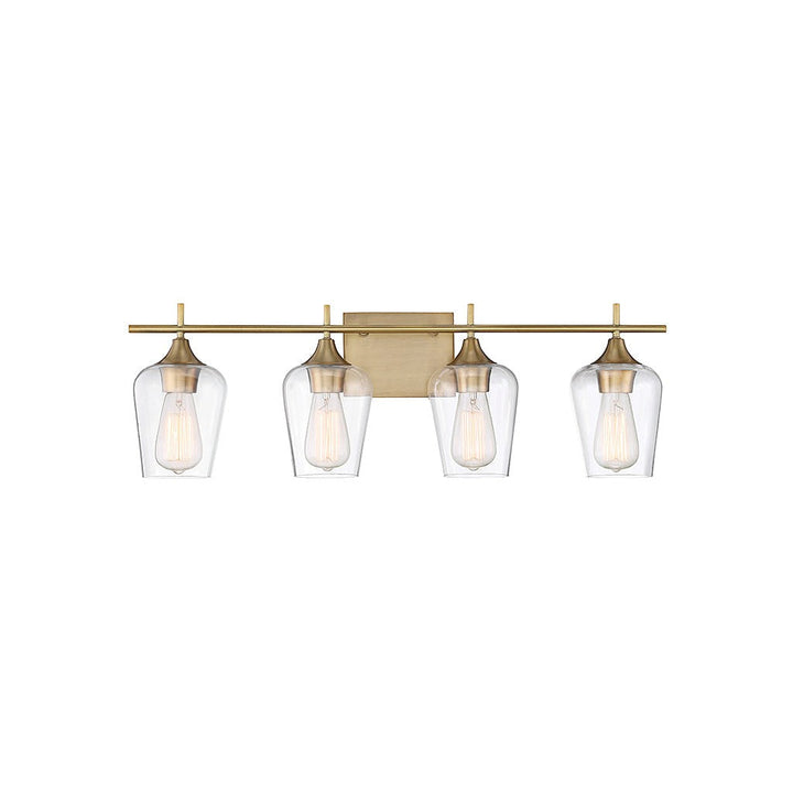 Savoy House Octave 8-4030-4-322 Bath Vanity Light 29 in. wide - Warm Brass