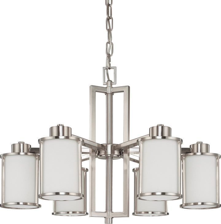 Nuvo Odeon 60-2853 Chandelier Light - Brushed Nickel