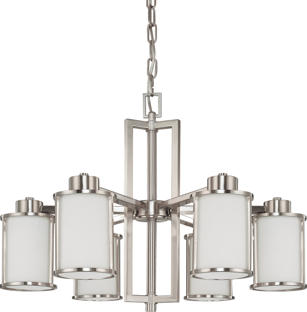 Nuvo Odeon 60-2853 Chandelier Light - Brushed Nickel