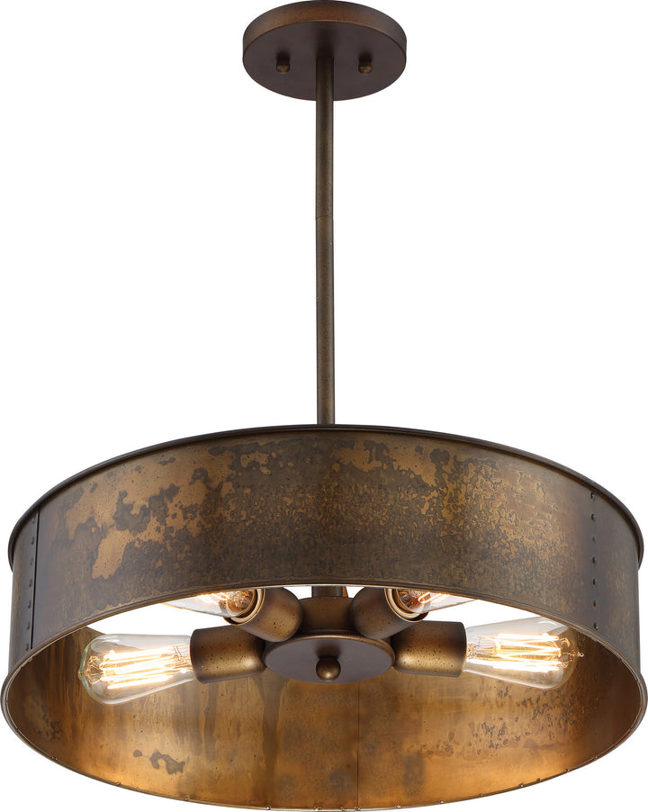 Nuvo Kettle 60-5894 Pendant Light - Weathered Brass,  Weathered Brass Finish"/