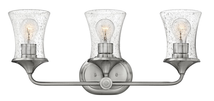 Hinkley Thistledown 51803BN-CL Bath Vanity Light 24 in. wide - Brushed Nickel with Clear glass