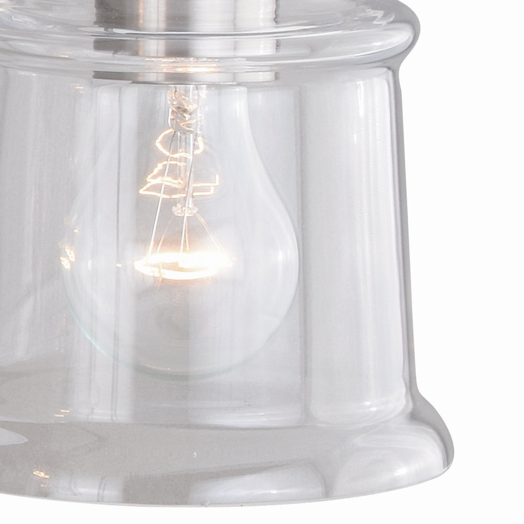 Vaxcel Toledo W0242 Bath Vanity Light 31 in. wide - Satin Nickel