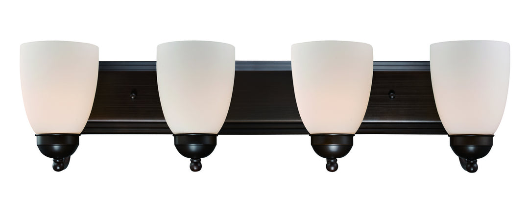 Trans Globe Imports Clayton 3504-1 ROB Bath Vanity Light 30 in. wide - Rubbed Oil Bronze