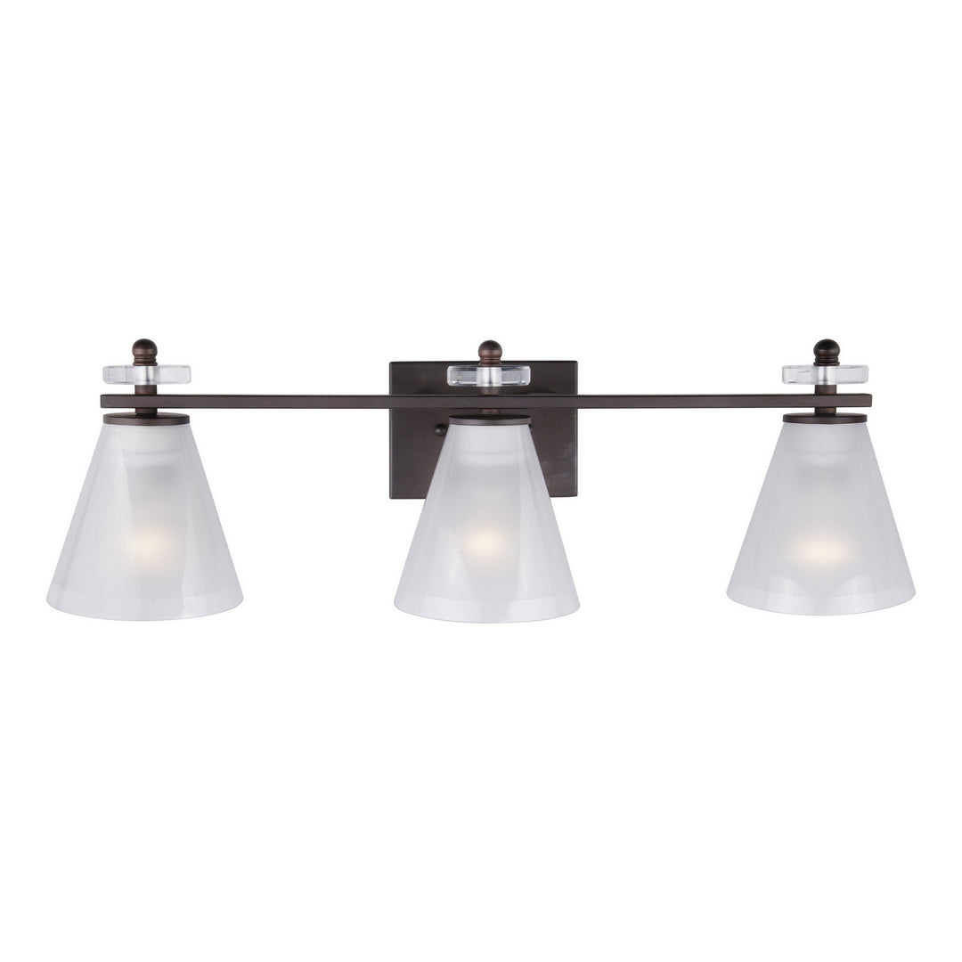 Forte 5132-03-32 Bath Vanity Light 26 in. wide - Antique Bronze