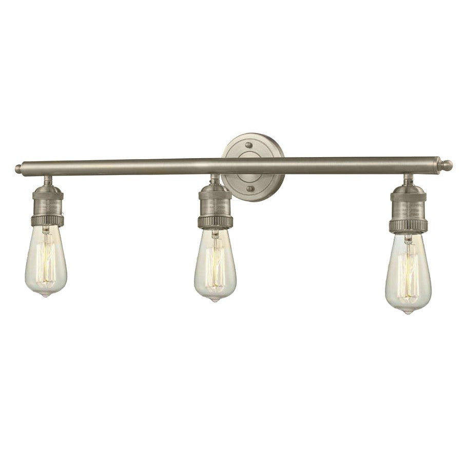Innovations Bare Bulb 204-SN Bath Vanity Light 30 in. wide - Brushed Satin Nickel