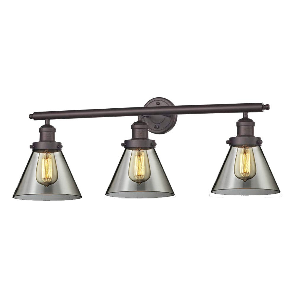 Innovations Franklin Restoration 205-OB-G43 Bath Vanity Light 32 in. wide - Oil Rubbed Bronze