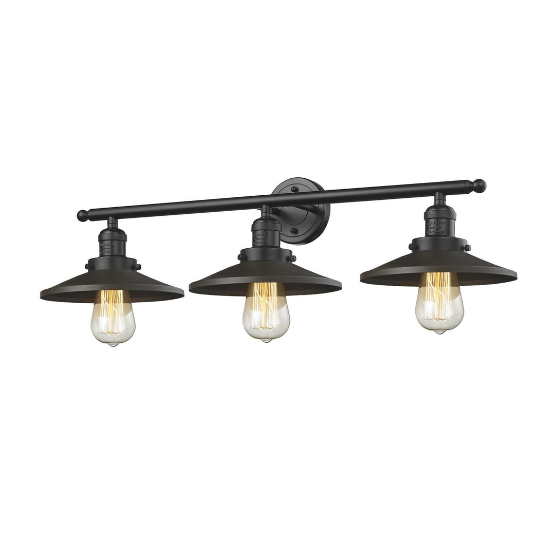 Innovations Franklin Restoration 205-OB-M5 Bath Vanity Light 32 in. wide - Oil Rubbed Bronze