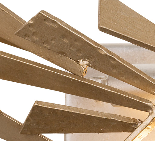 Varaluz Bermuda 286B04SICM Bath Vanity Light 29 in. wide - Silver/Champagne Mist