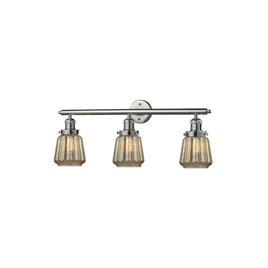 Innovations Franklin Restoration 205-PN-G146 Bath Vanity Light 30 in. wide - Polished Nickel