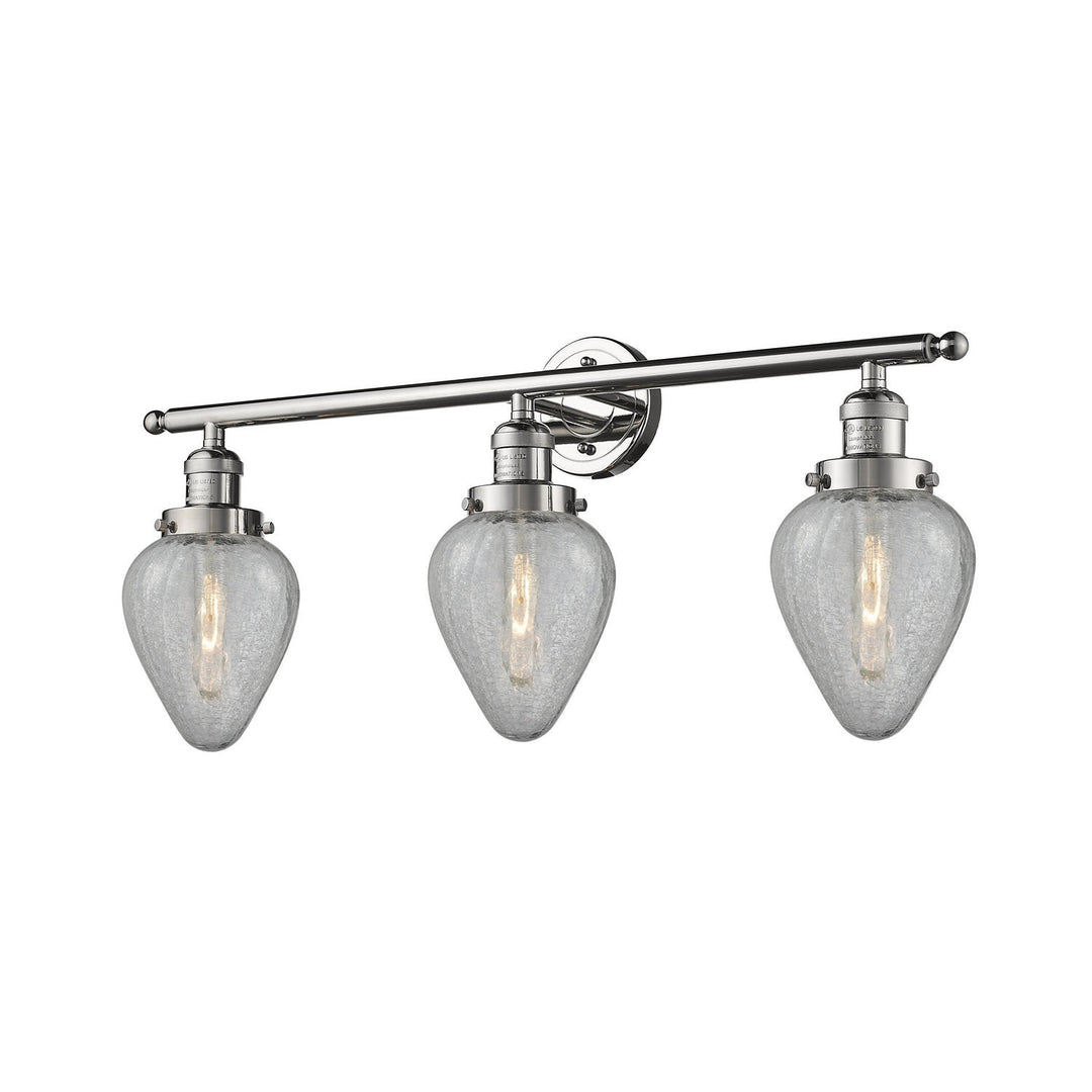 Innovations Franklin Restoration 205-PN-G165 Bath Vanity Light 32 in. wide - Polished Nickel