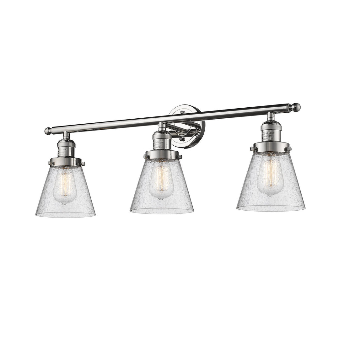 Innovations Franklin Restoration 205-PN-G64 Bath Vanity Light 30 in. wide - Polished Nickel