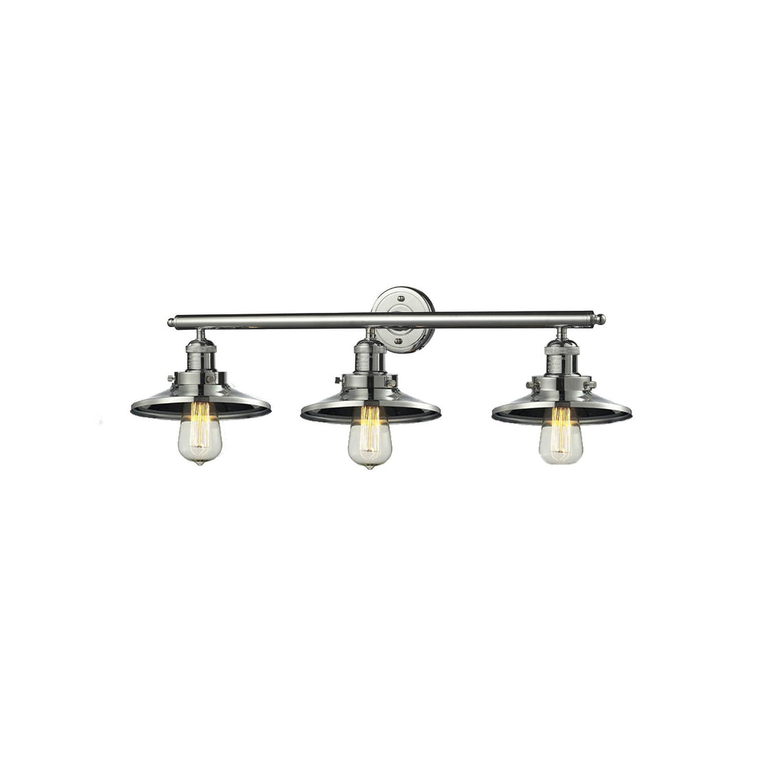 Innovations Franklin Restoration 205-PN-M1 Bath Vanity Light 32 in. wide - Polished Nickel