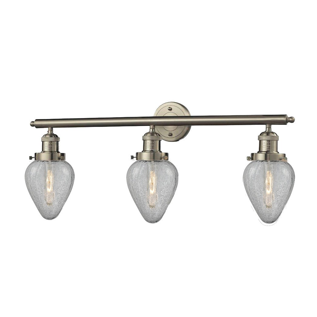 Innovations Franklin Restoration 205-SN-G165 Bath Vanity Light 32 in. wide - Brushed Satin Nickel