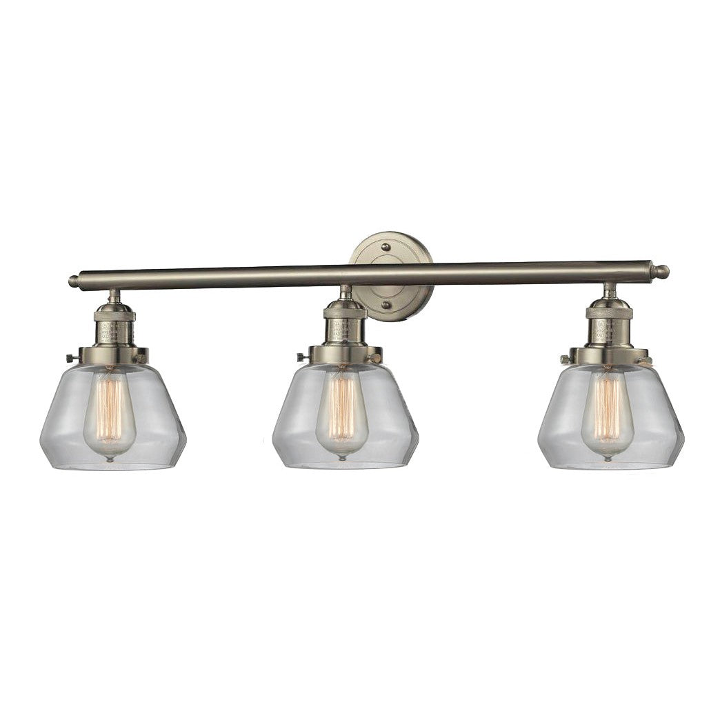 Innovations Franklin Restoration 205-SN-G172 Bath Vanity Light 30 in. wide - Brushed Satin Nickel